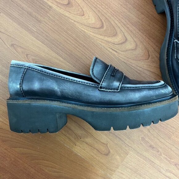 COPY - Free People Decker Platform size 39 Grunge Chunky Shoe - Picture 2 of 7